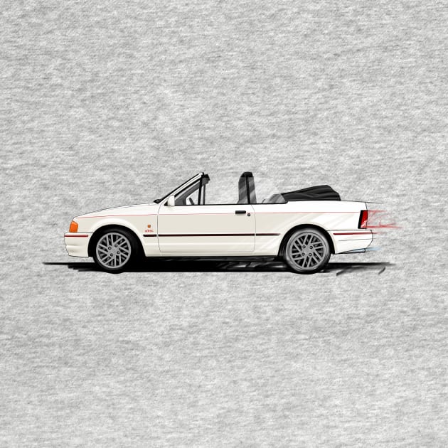 Ford Escort Xr3i Cabriolet - Roadside Icons by y30man5